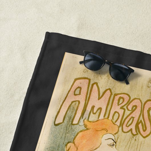 Ambassadeurs Yvette Guilbert door Theophile Steinl Strandlaken (In situ)