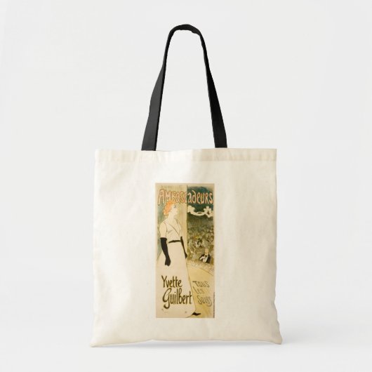 Ambassadeurs Yvette Guilbert door Theophile Steinl Tote Bag (Voorkant)