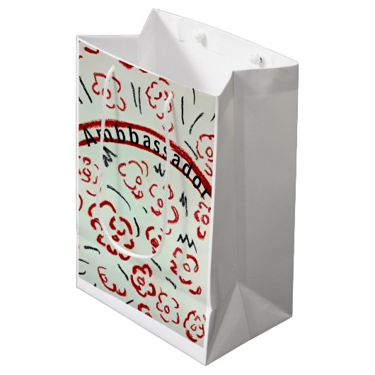 Ambassador Medium Cadeauzakje (Voorkant Gekanteld)