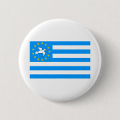Ambazonia - Amba Land - Vlag van Zuidelijke Camero Ronde Button 5,7 Cm (Voorkant)