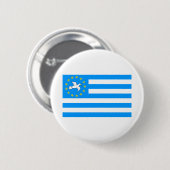 Ambazonia - Amba Land - Vlag van Zuidelijke Camero Ronde Button 5,7 Cm (Voorkant /achterkant)