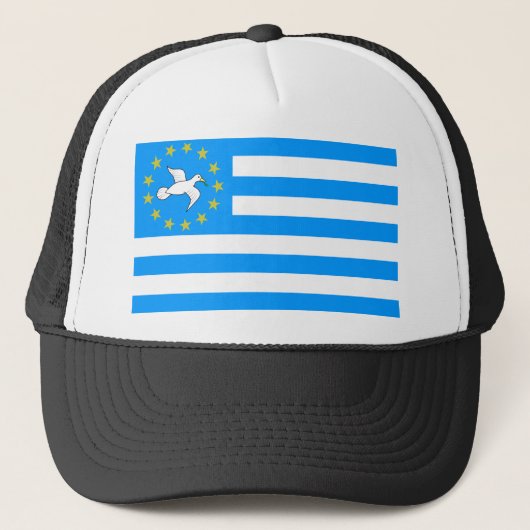 Ambazonia - Amba Land - Vlag van Zuidelijke Camero Trucker Pet (Voorkant)