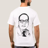 Ambedkar Jayanti Tribute: Herdenkingsshirt De T-shirt (Achterkant)