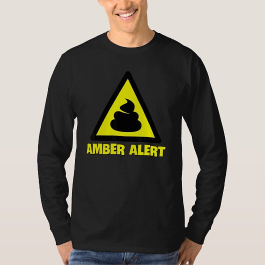 Amber Alert-waarschuwing T-shirt (Voorkant)