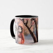 Amber and Frosty - Cherry Blossom Cup Mok (Voorkant links)