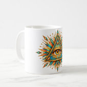 Amber Aureole Eye Koffiemok (Voorkant links)