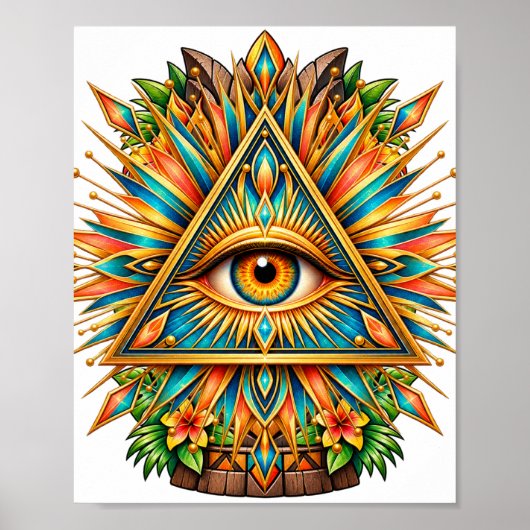 Amber Aureole Eye Poster (Voorkant)
