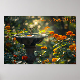 Amber Autumn Bliss Poster