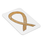 Amber Awareness Ribbon Angel Art Magnets Magneet (Rechterzijde)