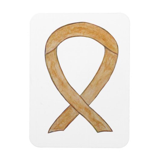 Amber Awareness Ribbon Angel Art Magnets Magneet (Verticaal)