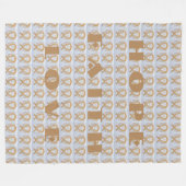 Amber Awareness Ribbon Angel Cancer Chemo Blanket Fleece Deken (Voorkant (Horizontaal))