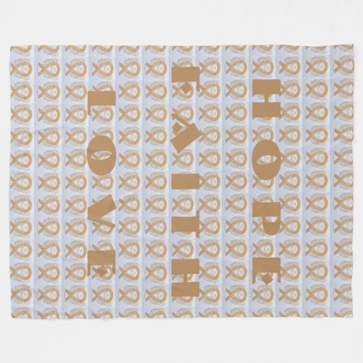 Amber Awareness Ribbon Angel Cancer Chemo Blanket Fleece Deken (Voorkant (Horizontaal))
