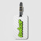 Amber Bagagelabel (Voorkant (verticaal))