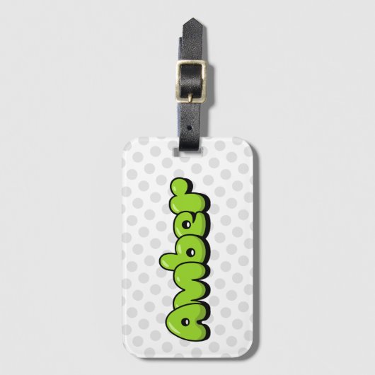 Amber Bagagelabel (Voorkant (verticaal))