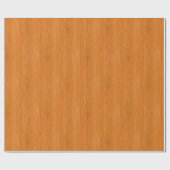 Amber Bamboo Wood Grain Kijk Cadeaupapier (Vlak)