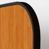 Amber Bamboo Wood Grain Kijk Pickleball Paddle (Links Detail)