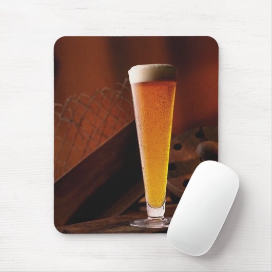 Amber Beer Mousepad Muismat (Met muis)