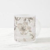 Amber Blossom Glass Tumbler Matglas Koffiemok (Voorkant rechts)