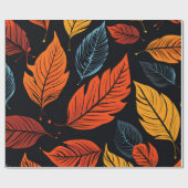 Amber Bossen: Herfstbladeren in warme tinten Cadeaupapier (Vlak)