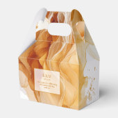 Amber Brandy Abstracte Ink Wedding ID1089 Bedankdoosjes (Voorkant Zijde)