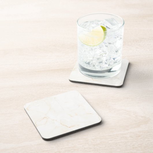 Amber Broen Marble Rock Texture Pattern Bier Onderzetter (Rechterzijde)