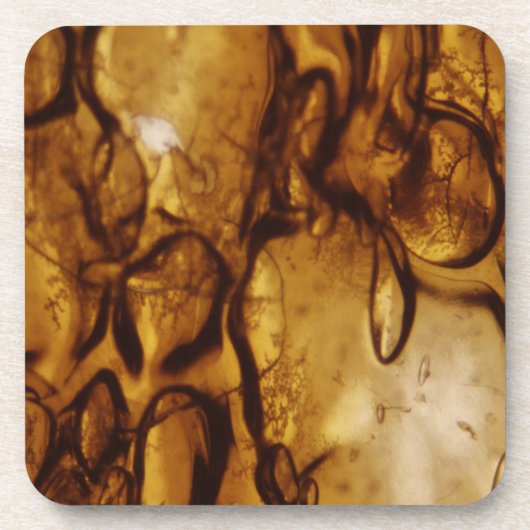 Amber Bubbles Drankjes Onderzetter (Voorkant)