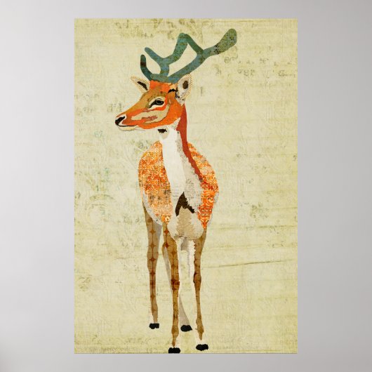 Amber Buck Art Poster (Voorkant)