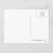 Amber Buck Noel Snowglobe Briefkaart (Achterkant)