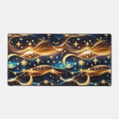 Amber Celestial Maan Astrologie Esthetiek Bureaumat (Voorkant)