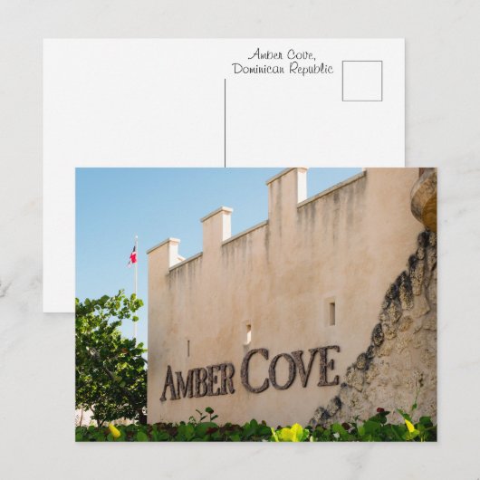 Amber Cove Dominican Republic | Caribbean Port Briefkaart (Voorkant / Achterkant)