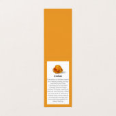 Amber Crystal Betekenis Sieraden Display Kaart Visitekaartje (Buitenkant ongevouwen)