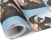Amber Dragon Fantasy Cadeaupapier (Rol Hoek)