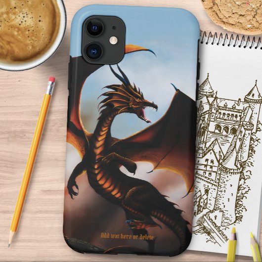 Amber Dragon Fantasy Case-Mate iPhone Case
