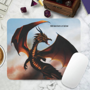 Amber Dragon Fantasy Muismat