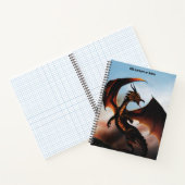 Amber Dragon Fantasy Notitieboek (Binnen)