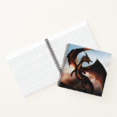 Amber Dragon Fantasy Notitieboek (Binnen)