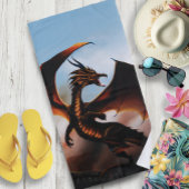 Amber Dragon Fantasy Strandlaken