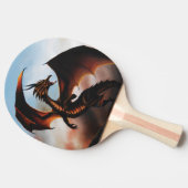 Amber Dragon Fantasy Tafeltennisbatje (Zijkant)