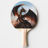 Amber Dragon Fantasy Tafeltennisbatje (Voorkant)