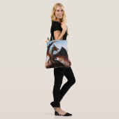 Amber Dragon Fantasy Tote Bag (Op model)