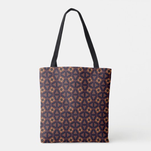 Amber Eclipse Mozaïek Tote Bag (Achterkant)