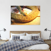 Amber Eenzaamheid Canvas Afdruk (Insitu (Slaapkamer))