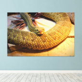Amber Eenzaamheid Canvas Afdruk (Insitu (Houten vloer))