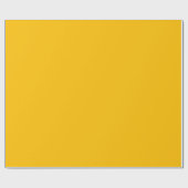 Amber (effen kleur) cadeaupapier (Vlak)
