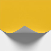 Amber (effen kleur) cadeaupapier (Hoek)