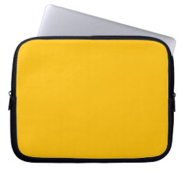 Amber (effen kleur) laptop sleeve
