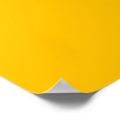 Amber (effen kleur) poster (Hoek)