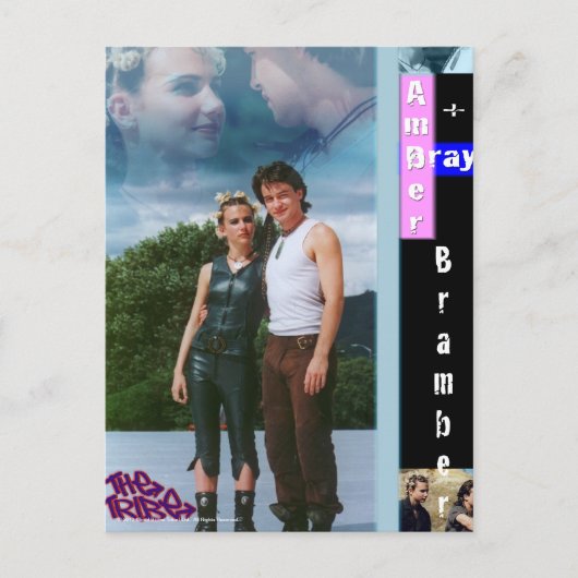 Amber en Bray Bramber Briefkaart (Voorkant)