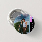 Amber en Bray Bramber Ronde Button 3,2 Cm (Voorkant /achterkant)