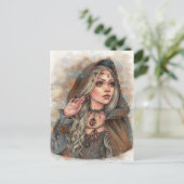 Amber Enchantress Briefkaart (Staand voorkant)